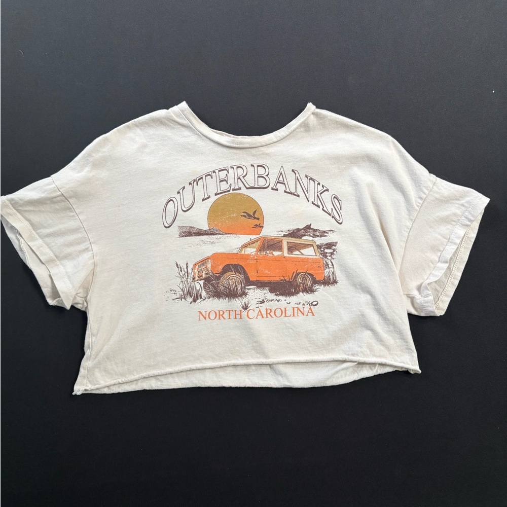 Altar'd State Outer Banks Graphic Crop Top